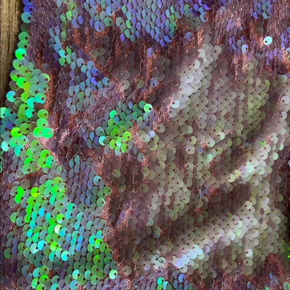 Free People Iridescent Sequin Blouse - Purple and Green - Picture 5 of 7